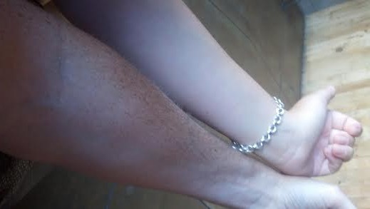 Before - our virgin forearms