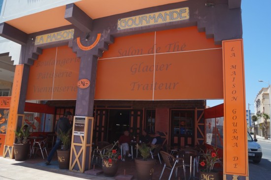 The exterior of La Maison Gourmande, just a couple blocks from our apartment.