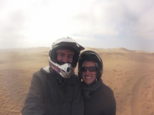 I may have been terrified the whole time, but we rode 4x4's on the world's largest dune in Swakopmund, Namibia!
