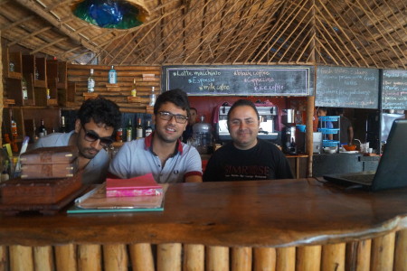 The staff at Simrose in Agonda were amazing and we are happy to call Ajay and Dinesh friends!