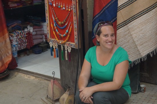 I realized we dont have any Morocco train pictures (shame on us), so instead here's a photo of me chilling in the Fes Medina. Just pretend that I'm on a train :)