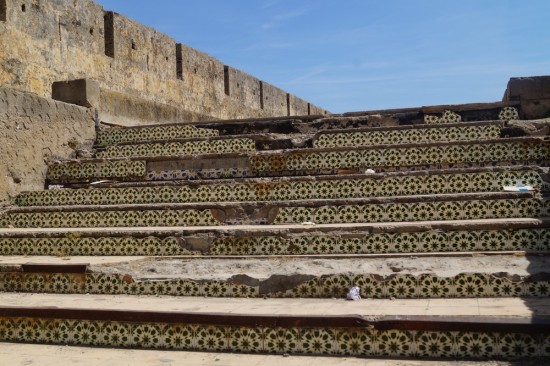 Steps at the old medina Asilah