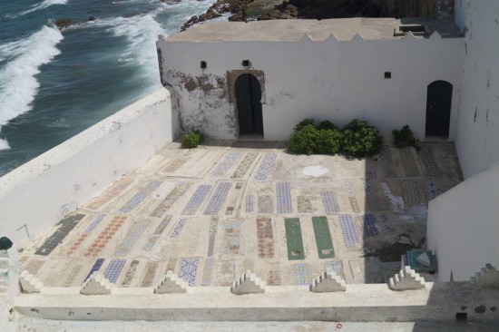 The ancient mosque along the exterior wall of the medina housed one of the original cemeteries. 