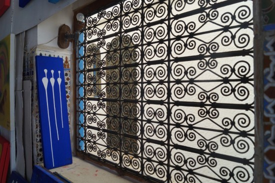 We fell in love with the artist's simple style and bought this painting. The blue and white design was the perfect reminder of this beautiful city.