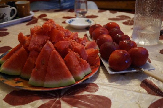 Dessert. I dare you to find fruit fresher than this.