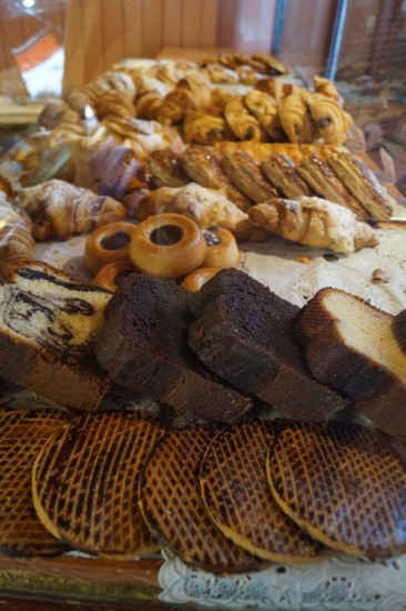 Pastries for sale at La Maison Gourmande