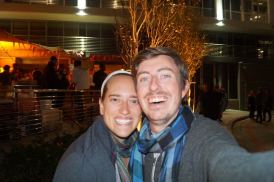 The two of us at Bacon Fest.