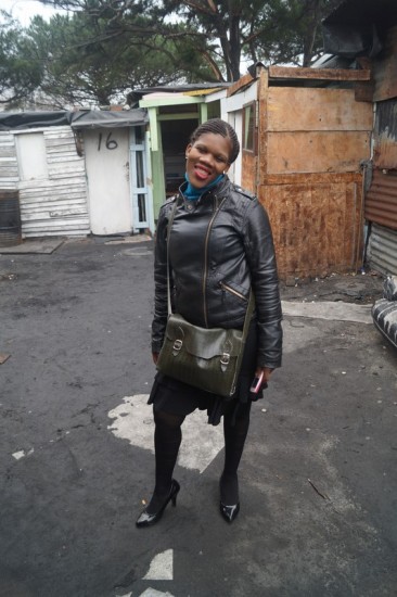 This woman was hilarious and stopped me to insist that I take her picture. She was dressed to the nines and made me look like a scrub :)