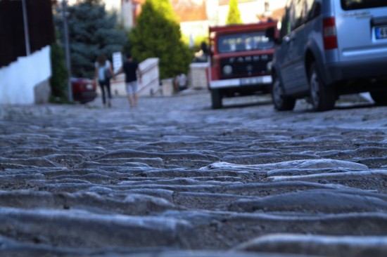 While the 'cobblestones' were charming I would recommend against heels!