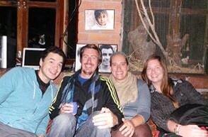 We clicked immediately with Andy and Michelle at our Yoga Ashram in Rishikesh! Even though they're from Canada we still count them as friends :)