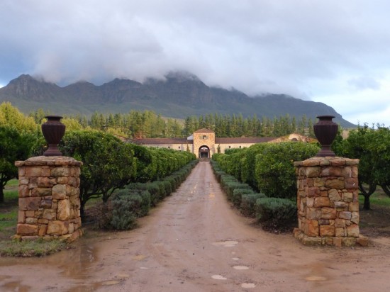 The entry driveway to Waterford. Impressive and beautiful.