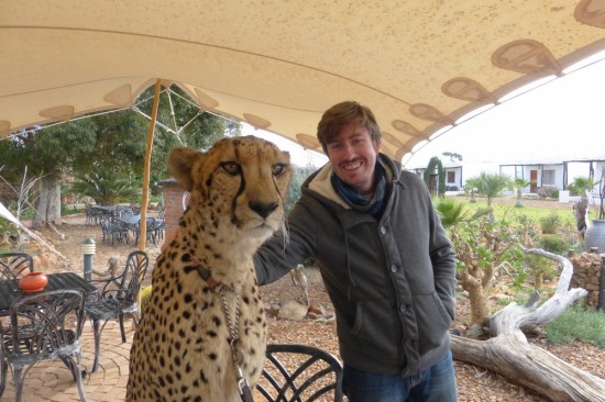 This is me petting Velvet. It was awesome. 