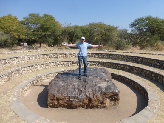 The Hobas Meteorite - the largest known meteorite on earth.
