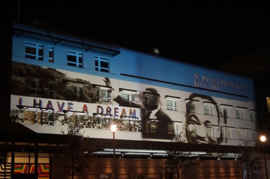 The US Embassy and their completely boring Martin Luther King Jr. 'artistic' display. Come on guys, that's the best you could do?